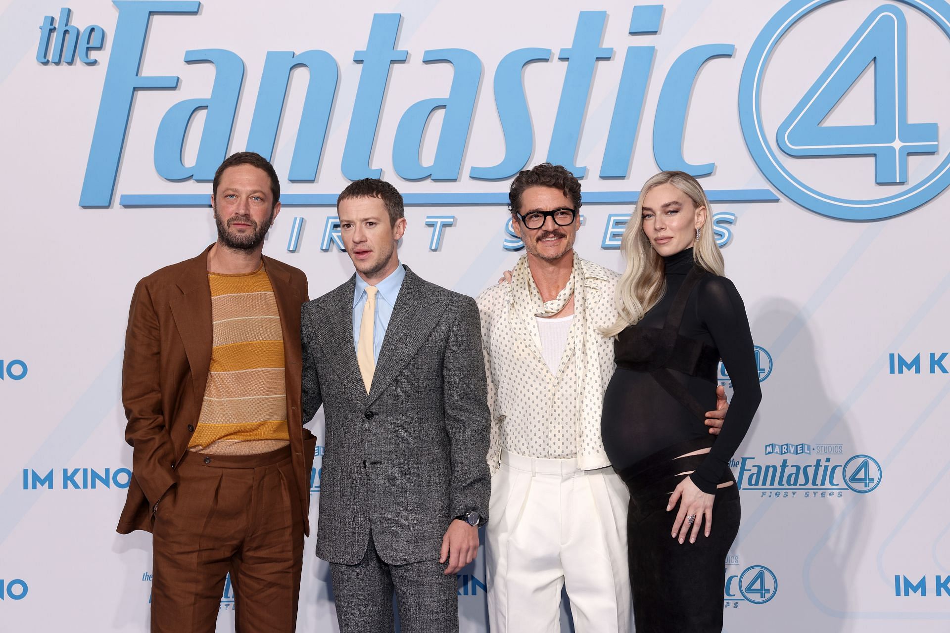 The cast of The Fantastic Four: First Steps (Image via Getty)